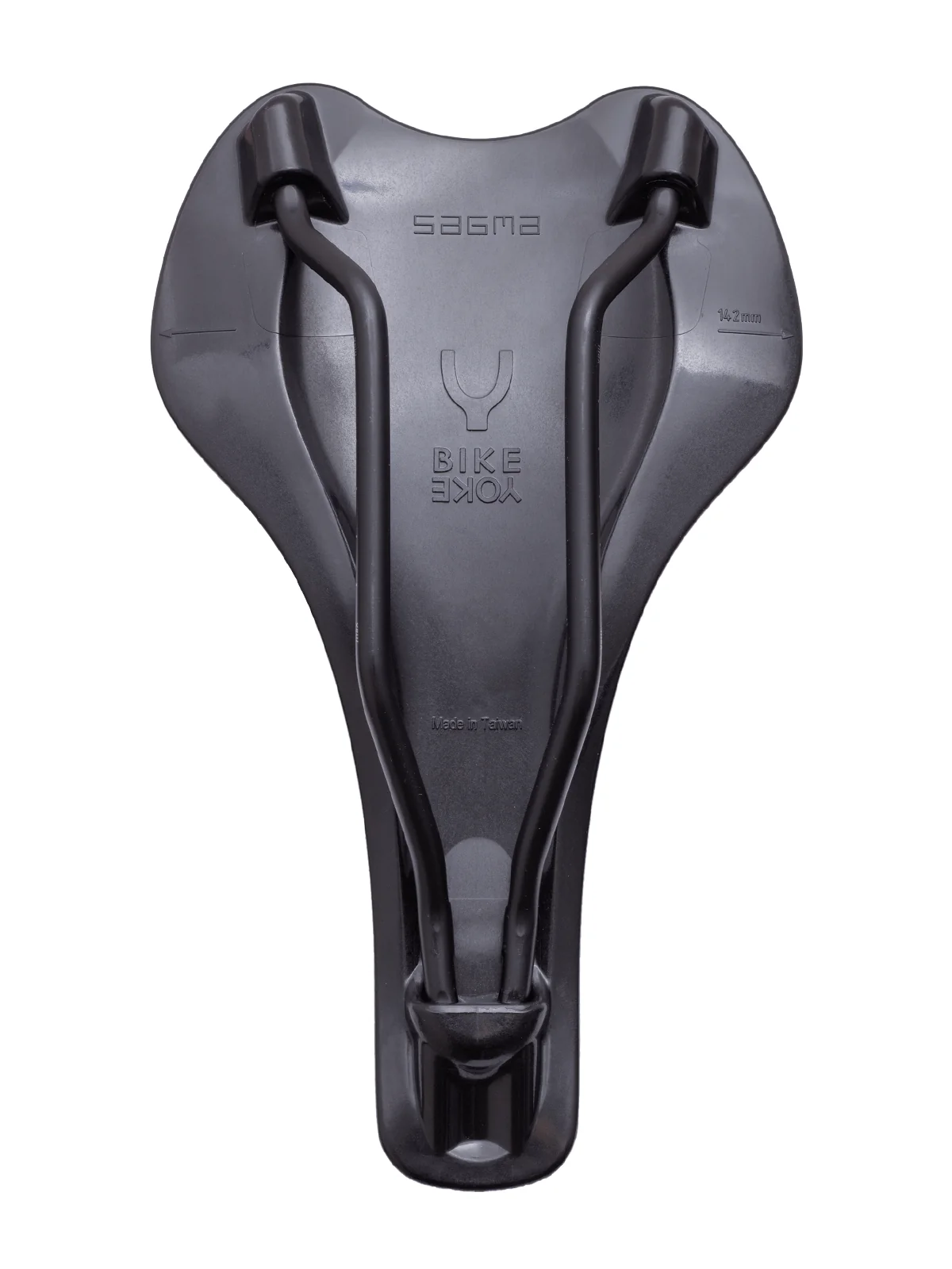Bike Yoke Sagma 3D Lite Saddle 130 - Black - Image 4