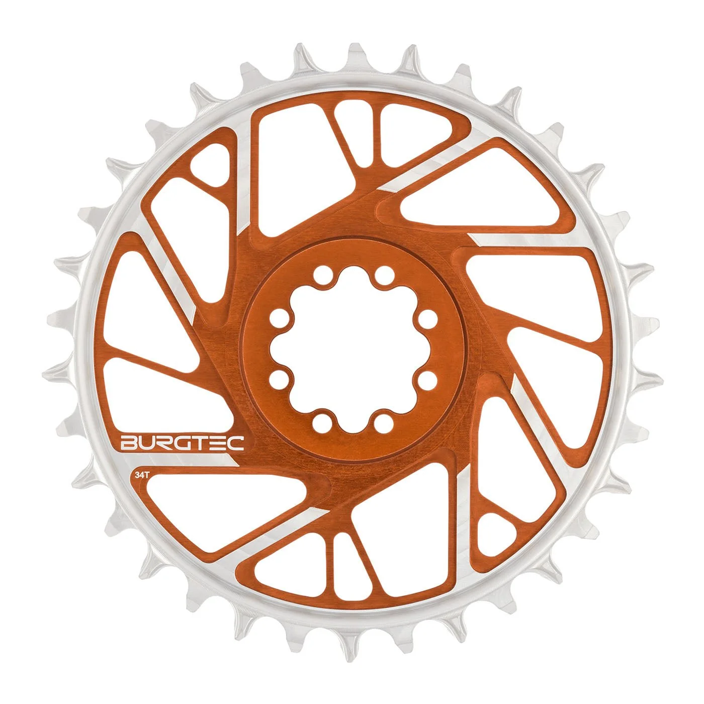 Burgtec Chainring - 34t - 3mm Offset - 8 Bolt - Bronze