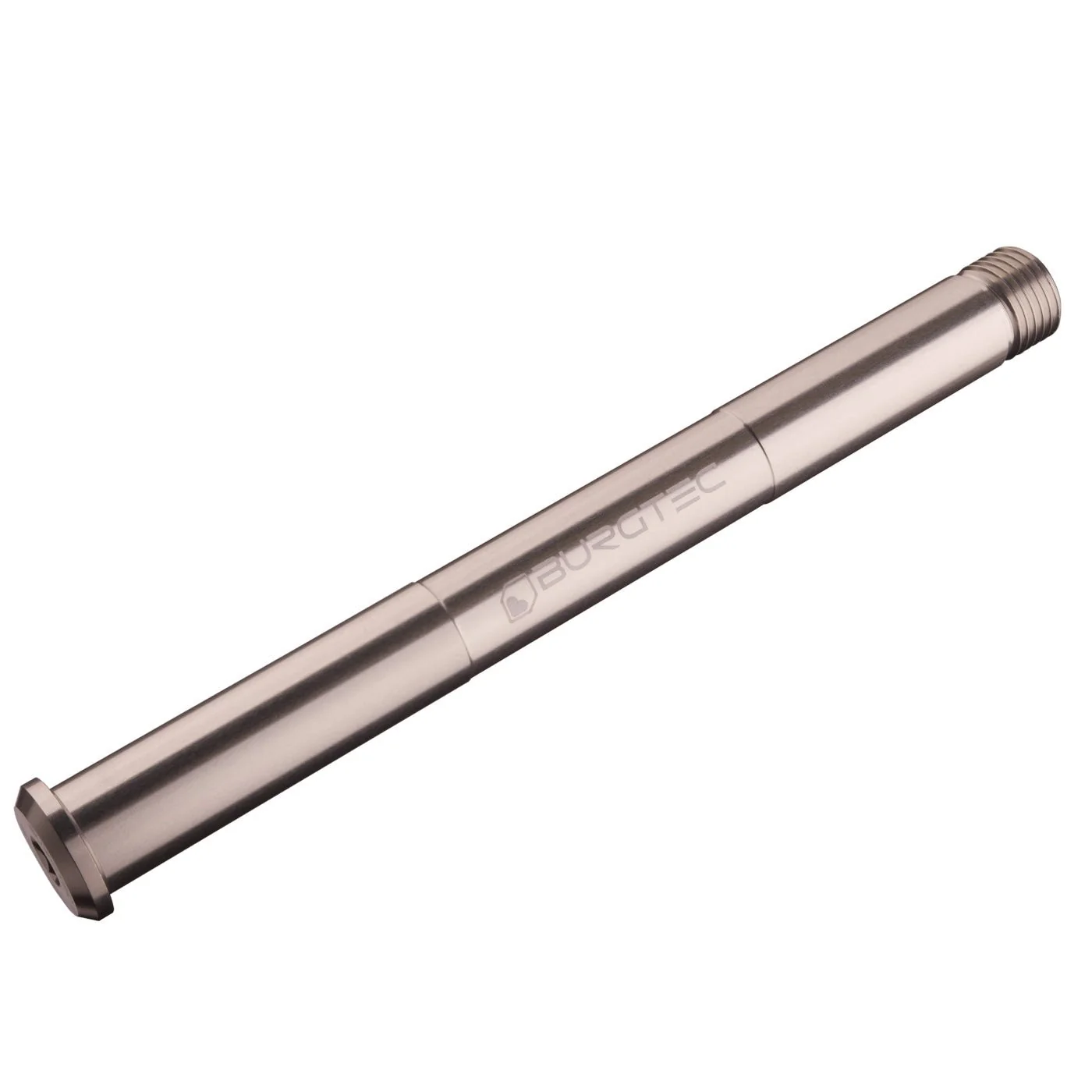 Burgtec RockShox Axle - 15x110mm - Rhodium Silver