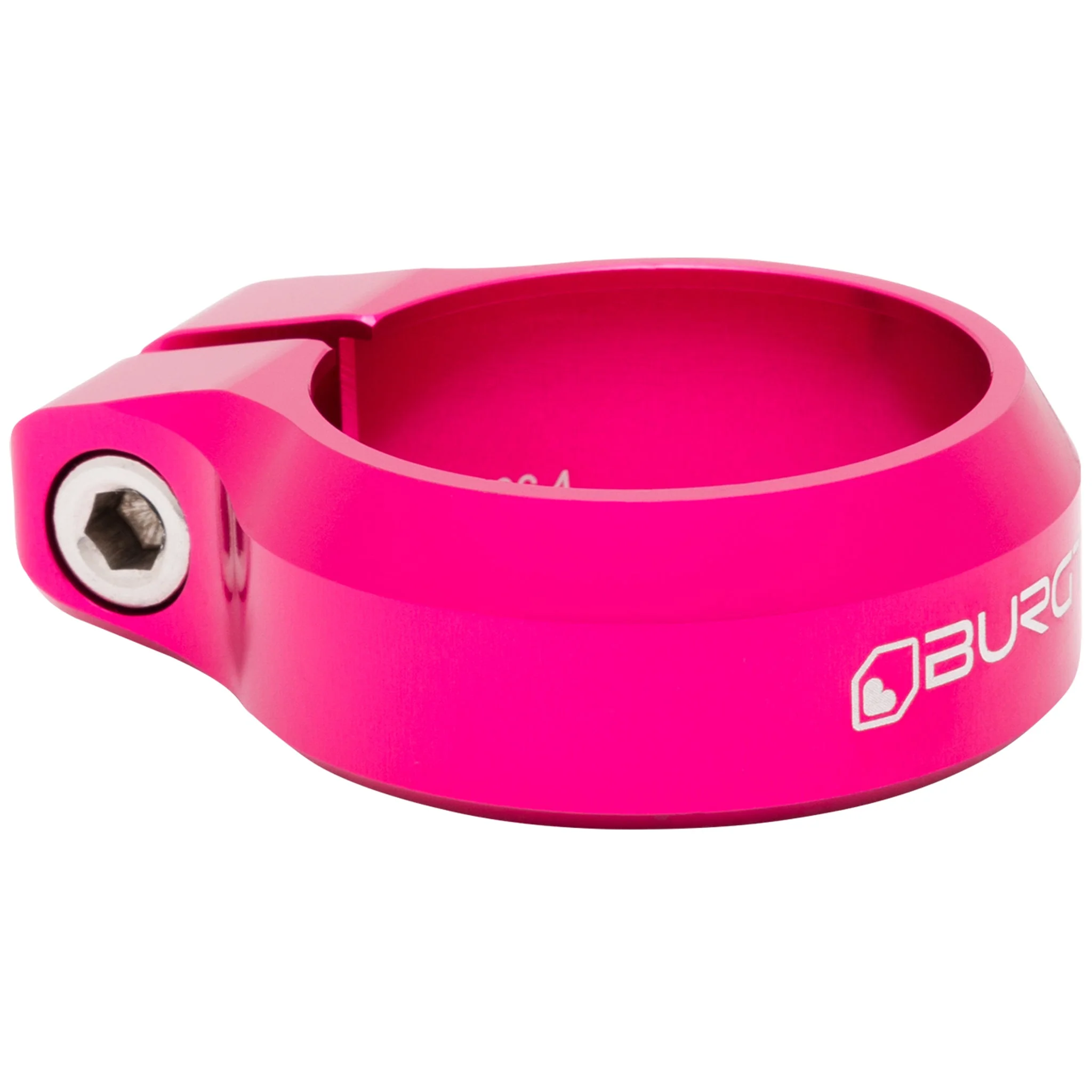 Burgtec Seat Clamp - 36.4mm - Toxic Barbie Pink