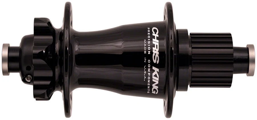 Chris King Rear Hub - 12 x 148mm - 6 Bolt - MicroSpline - Black - 28H