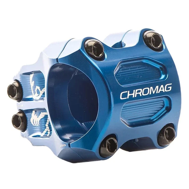 Chromag RIZA Stem 35mm Clamp - 32mm Length - Blue