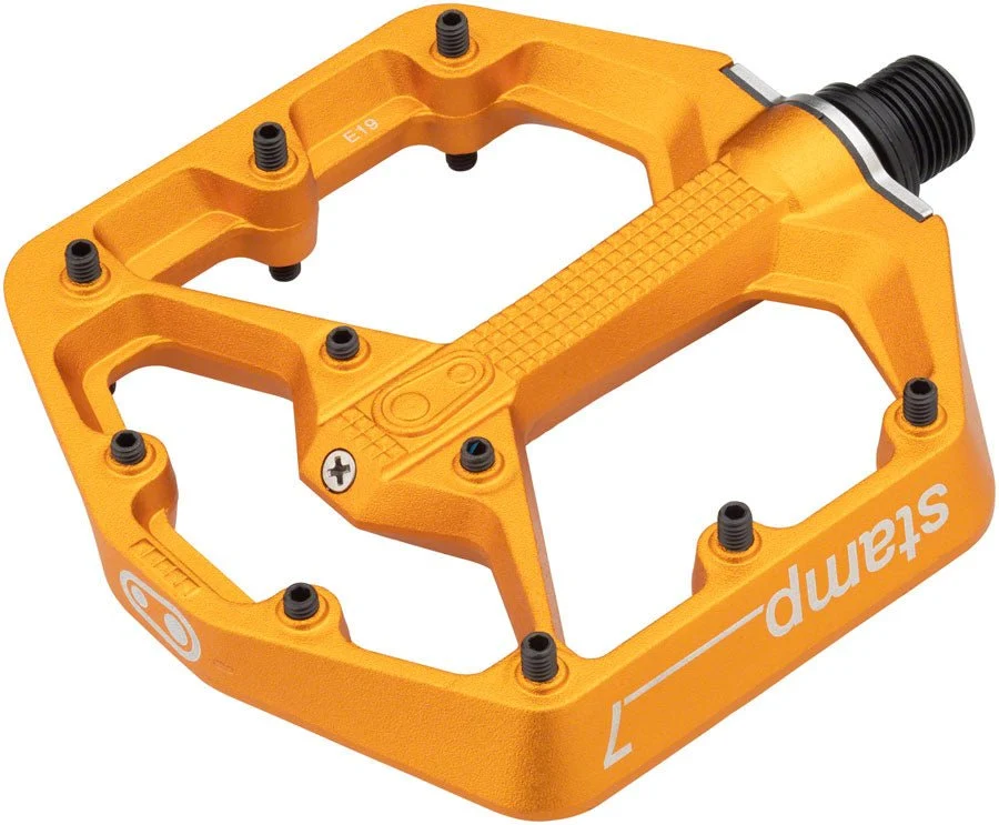 Crank Brothers Stamp 7 Pedals - Platform Aluminum 9/16" Orange Small