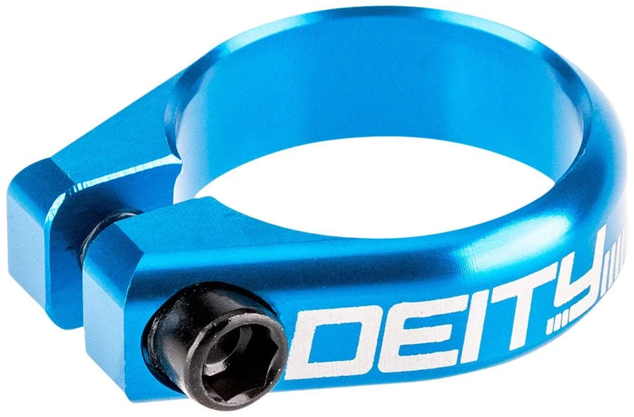 Deity Circuit Seatpost Clamp - 34.9mm - Blue