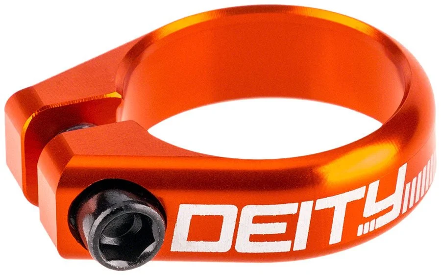 Deity Circuit Seatpost Clamp - 36.4mm - Orange