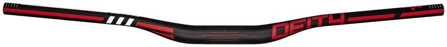 Deity Skywire 35 Handlebar - 25mm Rise - 800mm Width - 35mm Clamp - Red