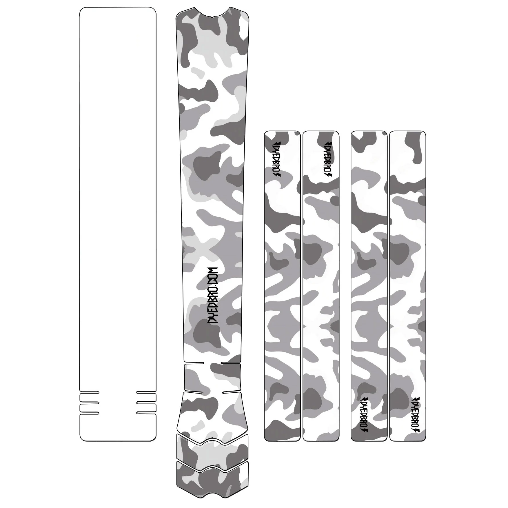 DYEDBRO Frame Protection - Black Camo