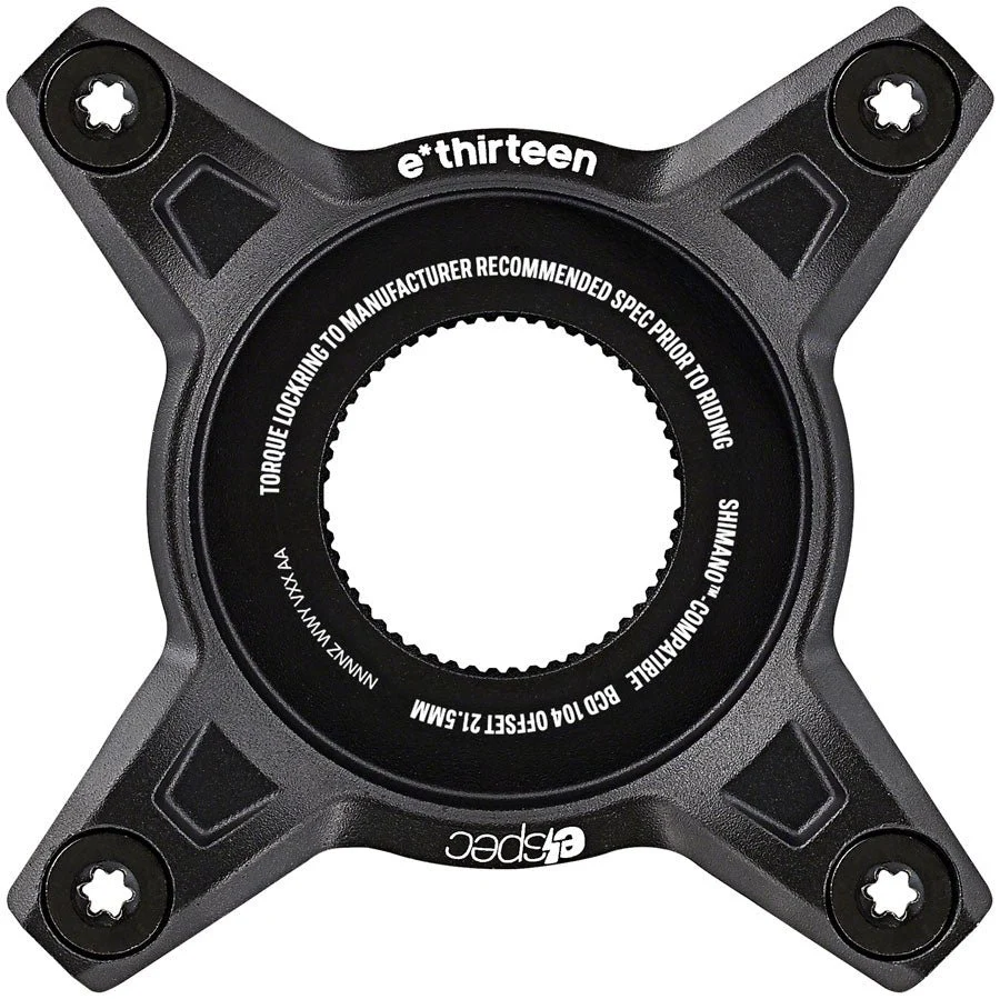 e*thirteen 104BCD Aluminum Direct Mount Spider for Shimano Motors