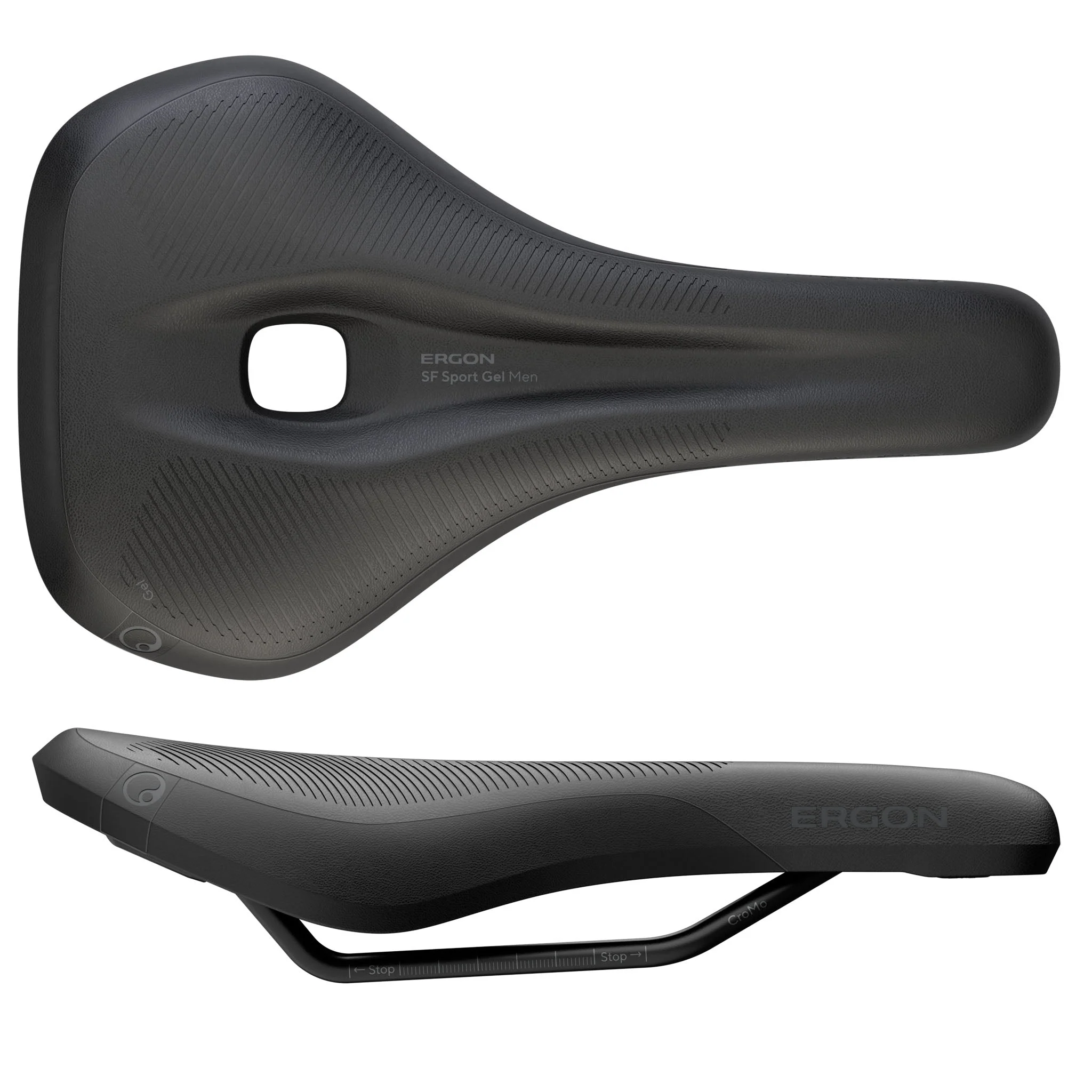 Ergon SF Sport Gel Mens Saddle Medium/Large - Black