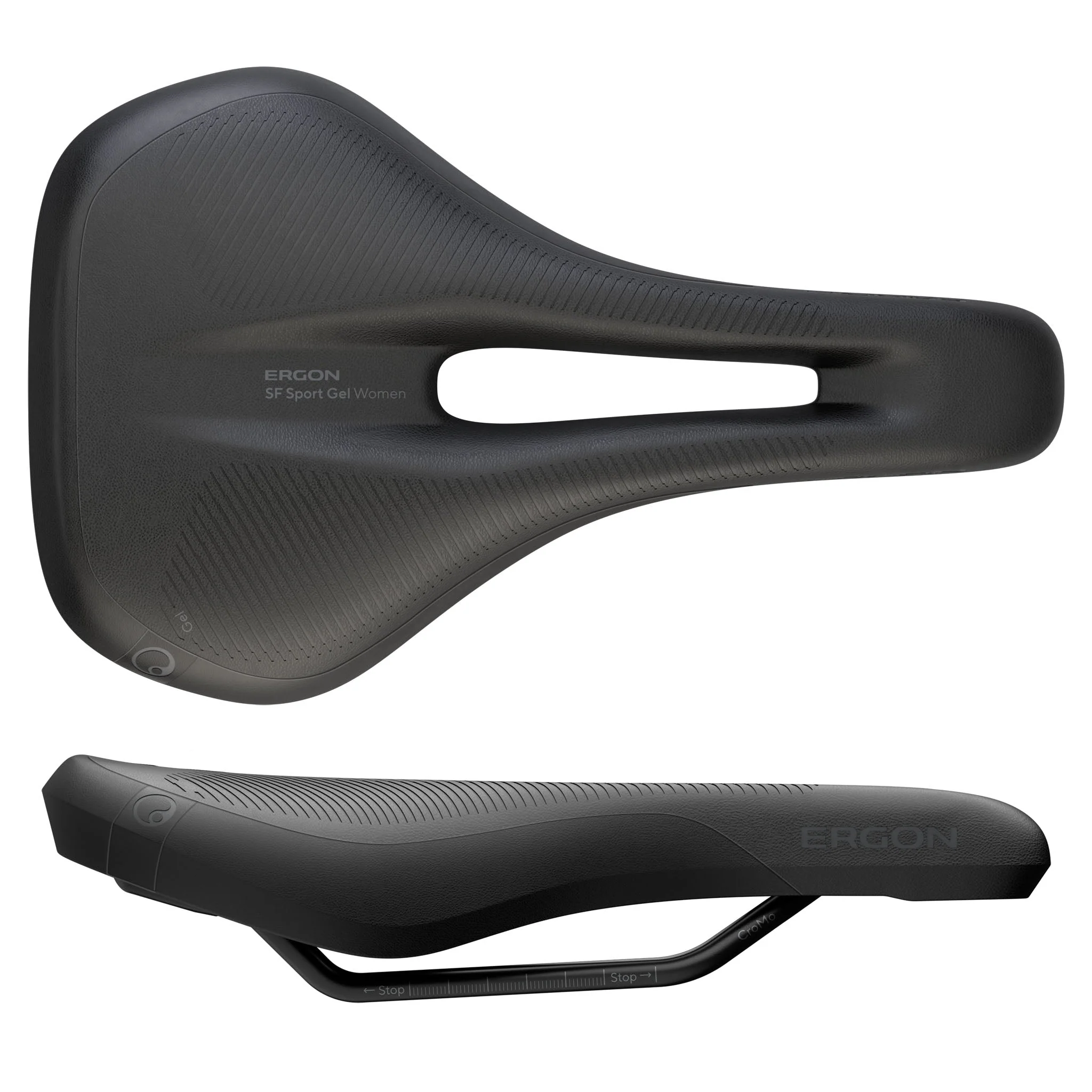 Ergon SF Sport Gel Women's Saddle - Small/Medium - Black