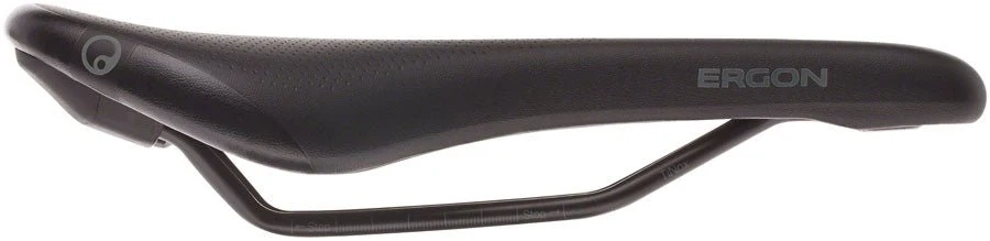 Ergon SM Comp Men's Saddle - Steel Rails - Stealth Black - Medium/Large - Image 3