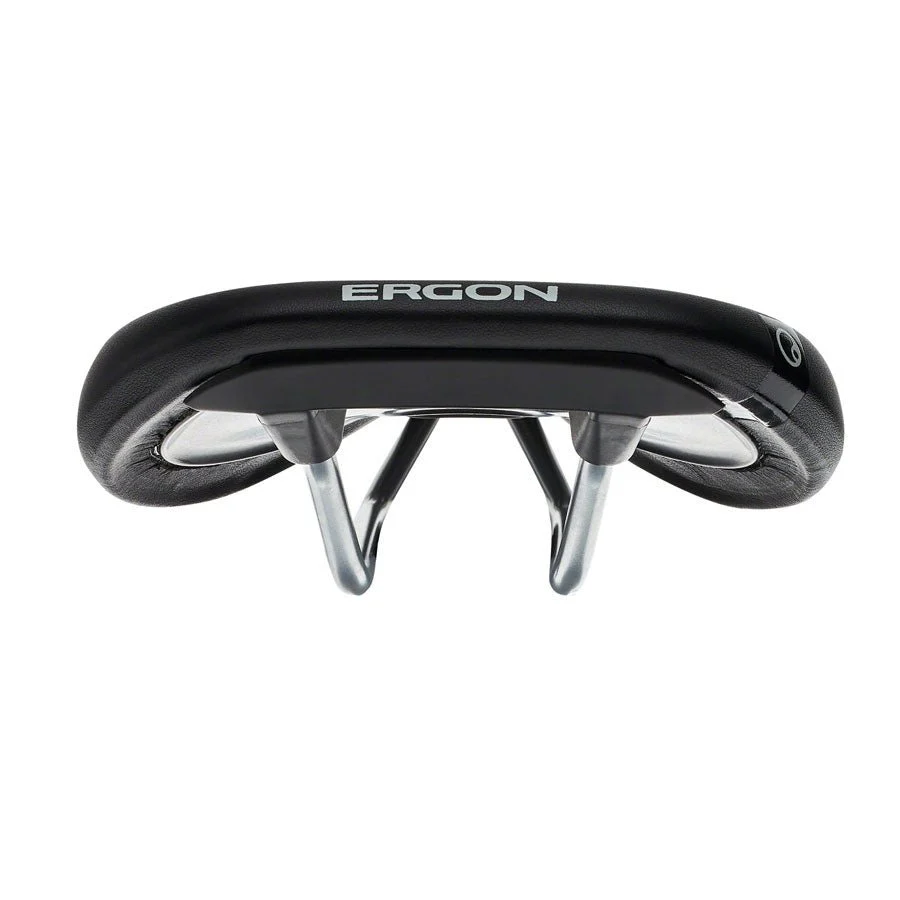 Ergon SM Women's Saddle - Chromoly Rails - Black - Medium/Large - Image 4