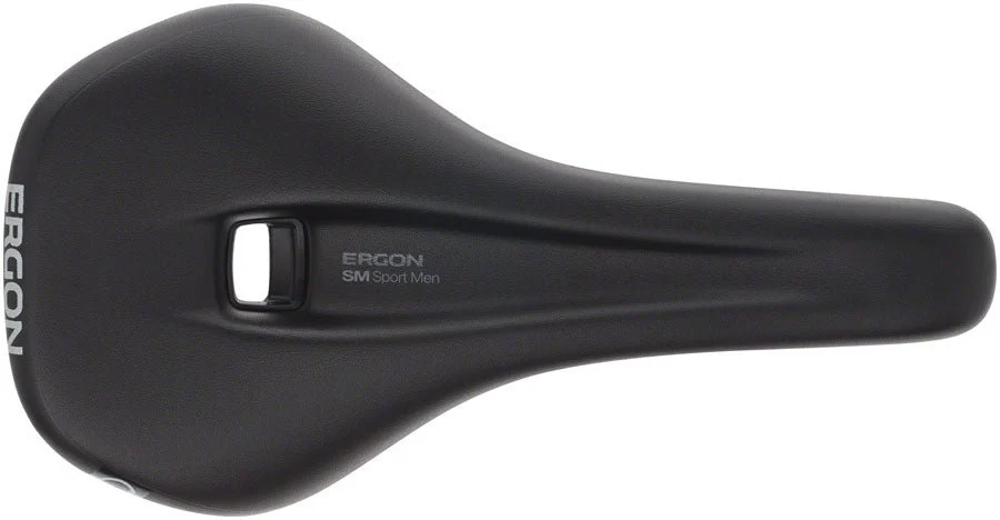 Ergon SM Sport Men's Saddle - Chromoly Rails -Black - Small/Medium - Image 2