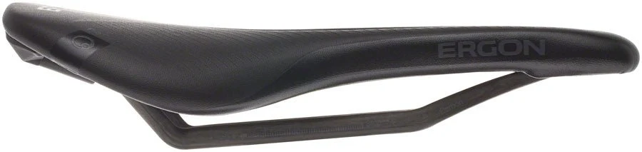 Ergon SR Pro Carbon Women's Saddle - Carbon Rails - Stealth Black - Medium/Large - Image 3