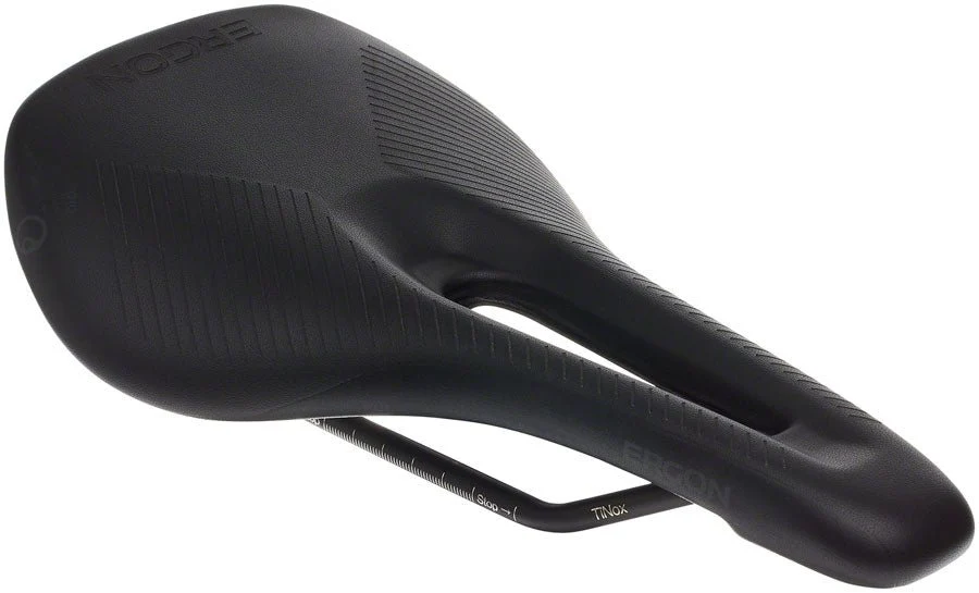 Ergon SR Pro Women's Saddle - Titanox Rails - Black - Medium/Large