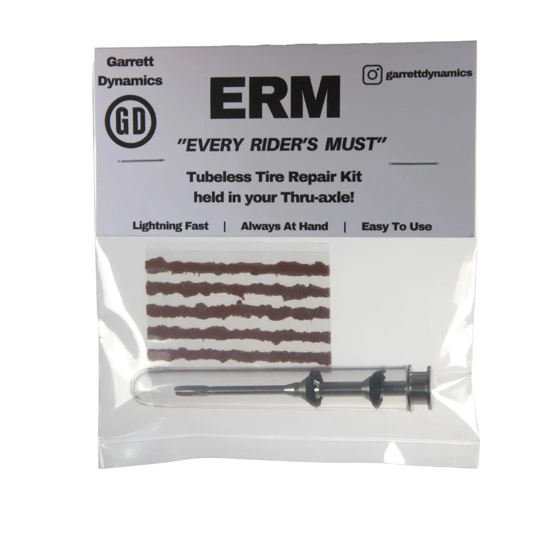 Garrett Dynamics ERM Axle Tire Plug Tool Silver w/5x Bacon Strips - Image 3