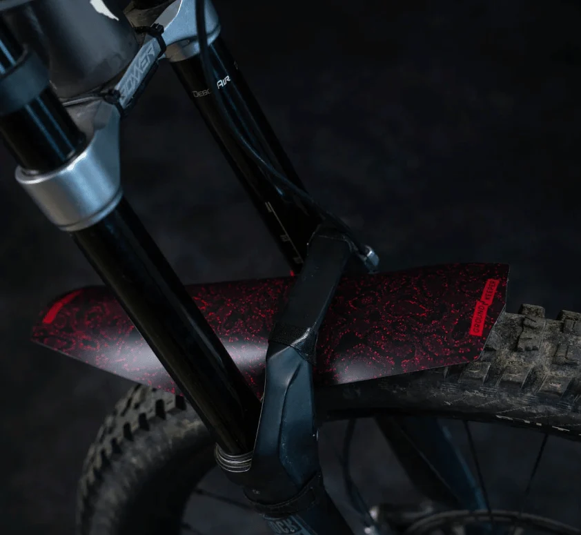 Ground Keeper Snake Charmer Long Fender - Red - Matte - Image 2