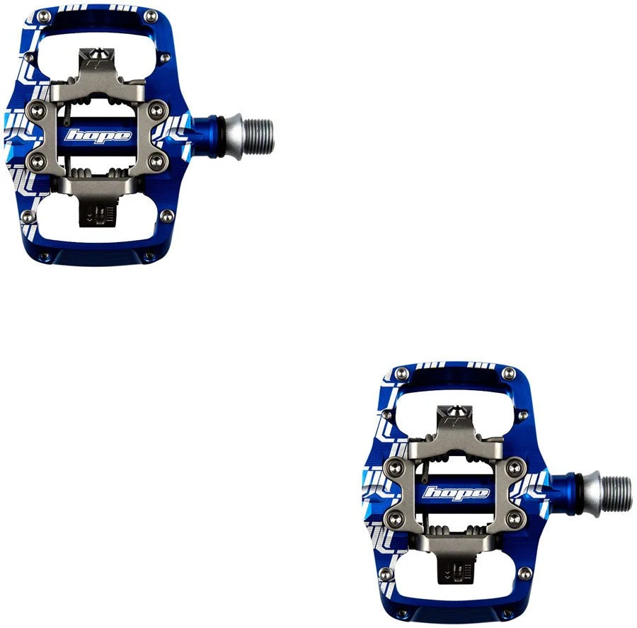 Hope TC Union Clip Pedals - Blue