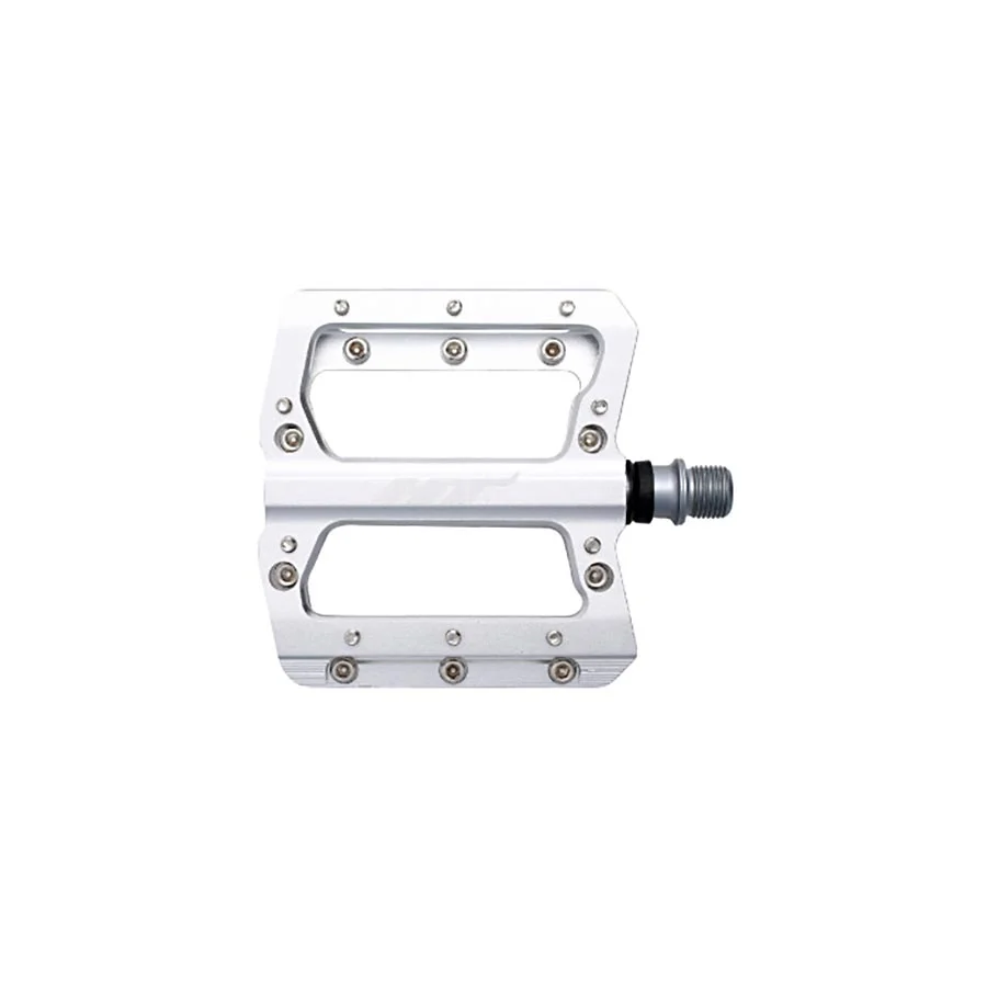 HT Components AN14A Nano Platform Pedals - Body: Aluminum - Spindle: Cr-Mo - Silver