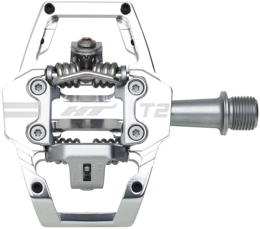 HT Components T2 Pedals - Silver