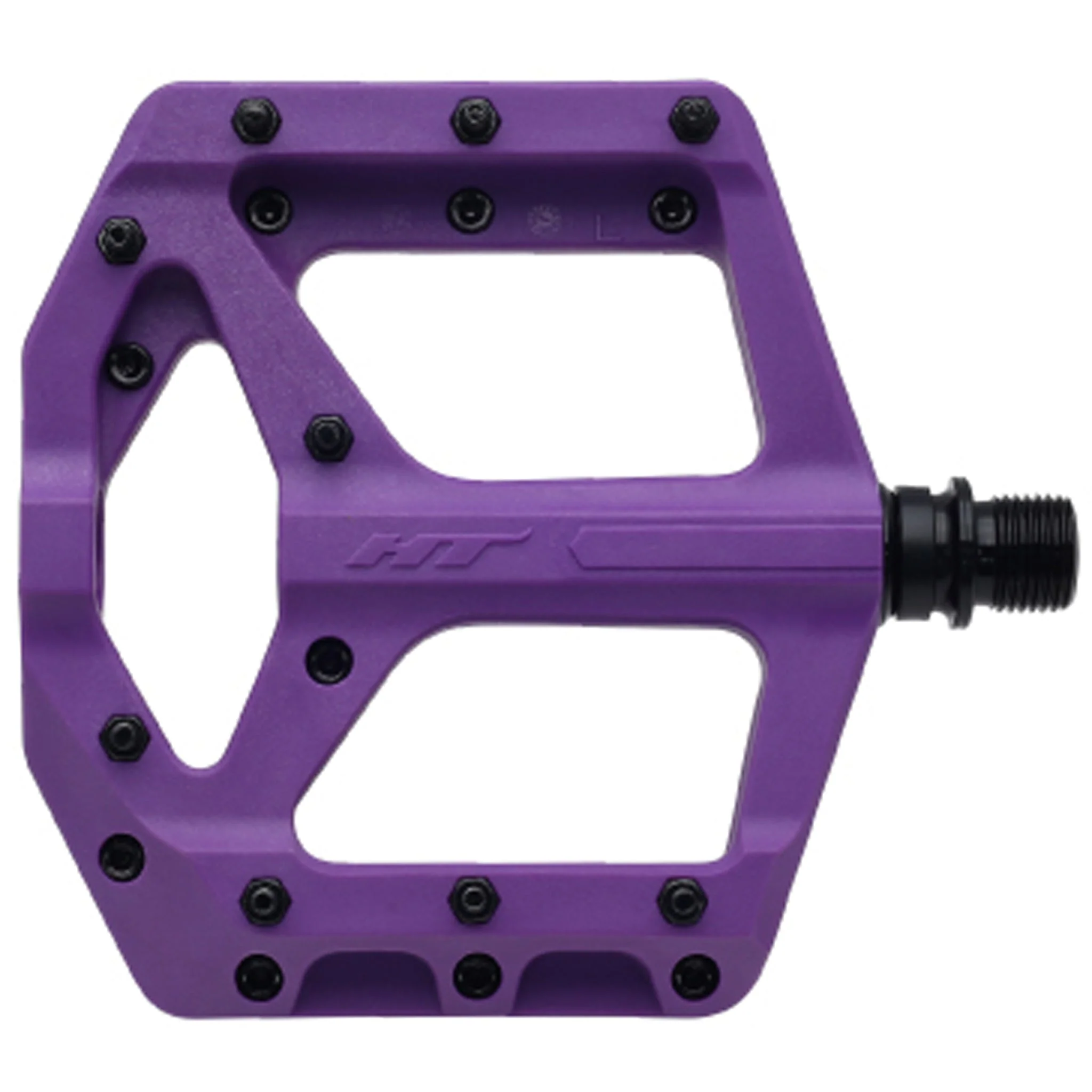HT Pedals PA32A Platform Pedals - CrMo Spindle - Dark Purple