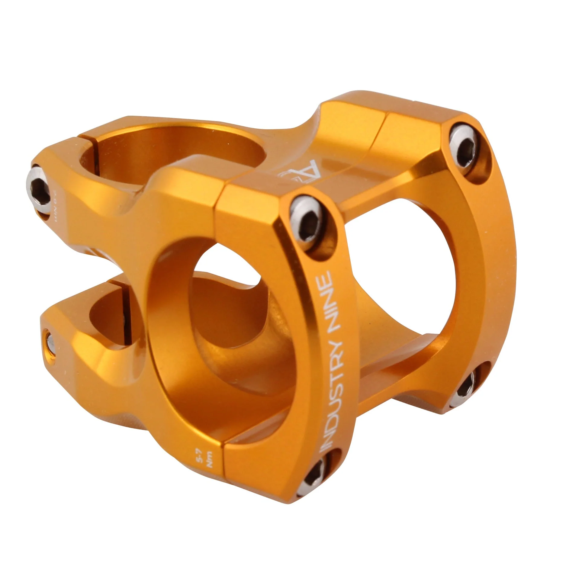 Industry Nine A318 Stem - 31.8mm Clamp - 30mm Length - Gold