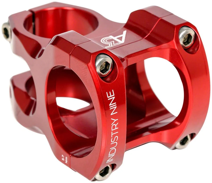 Industry Nine A35 Stem - 35mm Clamp - 40mm Length - Red