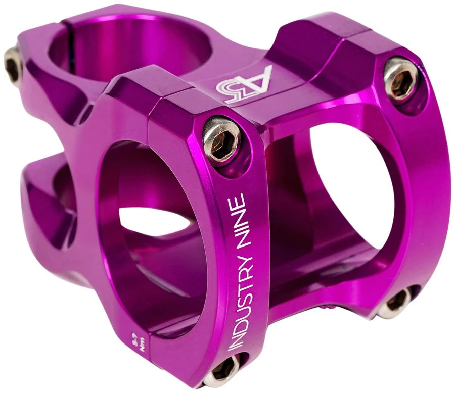 Industry Nine A35 Stem - 35mm Clamp - 50mm Length - Purple