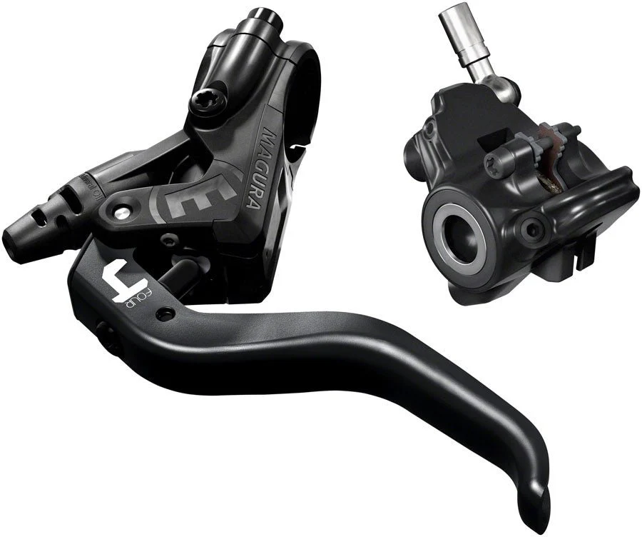 Magura MT4 Disc Brake - Works as Front or Rear - Flat Mount - Black