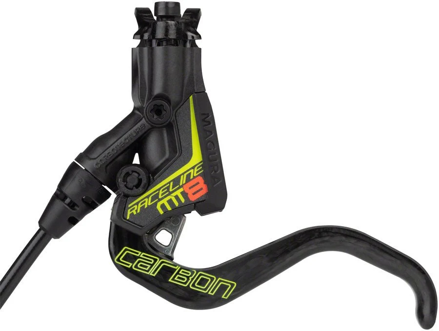 Magura MT8 Raceline Disc Brake - Works as Front or Rear - Black & Neon Yellow - Image 3