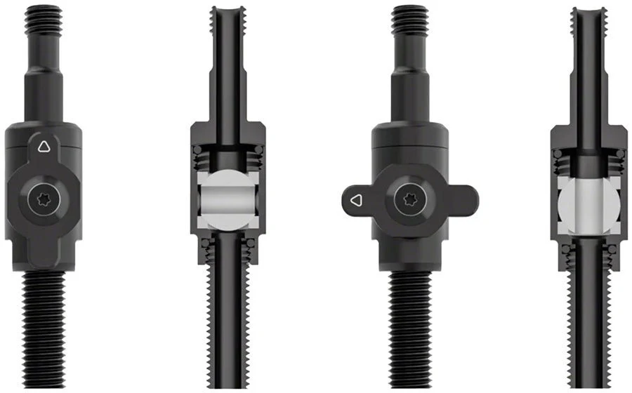 Muc-Off Big Bore Lite Tubeless Valve Stems - 35mm Length- Pair - Blue - Image 2