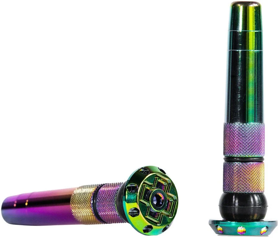 Muc-Off Stealth Tubeless Puncture Plugs Tire Repair Kit - Bar-End Mount - Iridescent - Pair