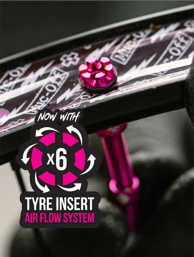 Muc-Off V2 Tubeless Valve Kit - Pink - 60mm Length - Pair - Image 2
