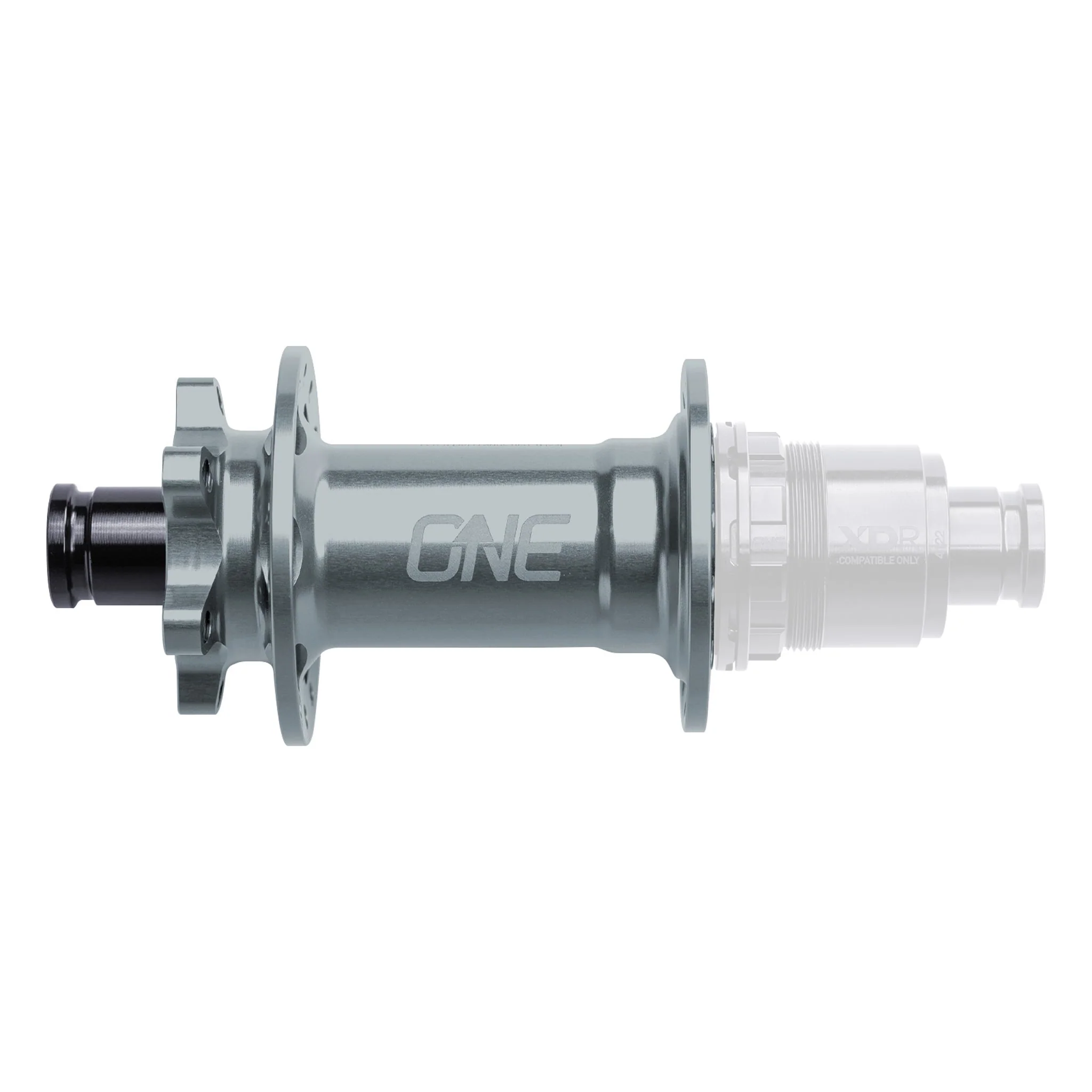 OneUp Components Rear Hub - 12x148mm - 6-Bolt - 28h - Gray - No Freehub