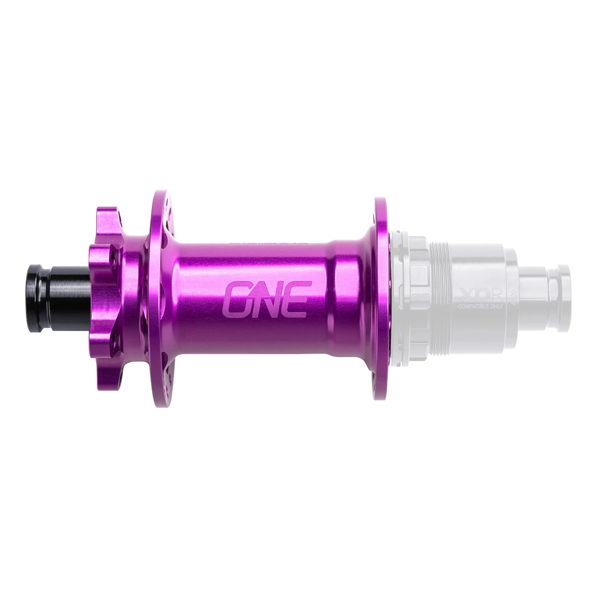 OneUp Components Rear Hub - 12x148mm - 6-Bolt - 28h - Purple - No Freehub