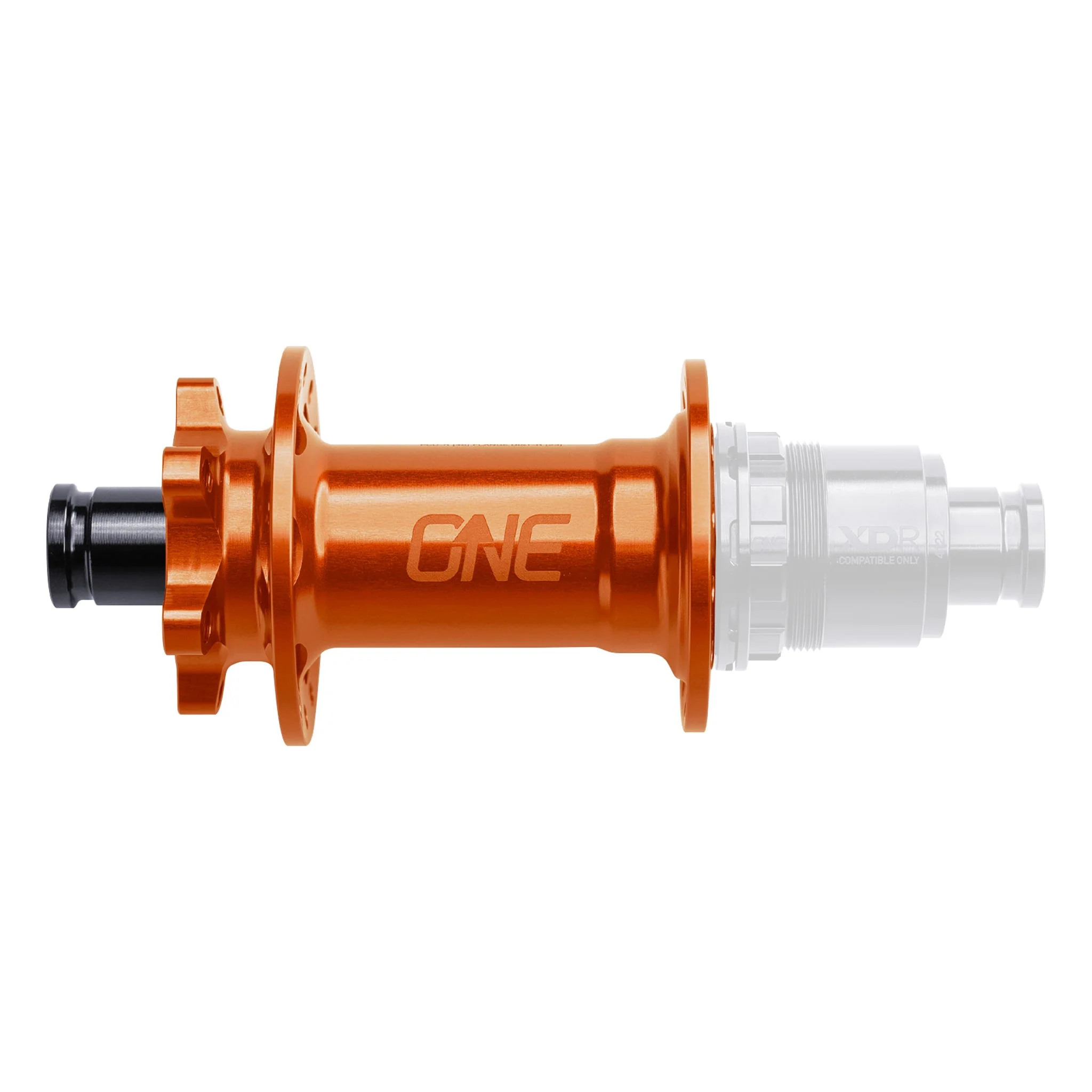 OneUp Components Rear Hub - 12x148mm - 6-Bolt - 32h - Orange - No Freehub
