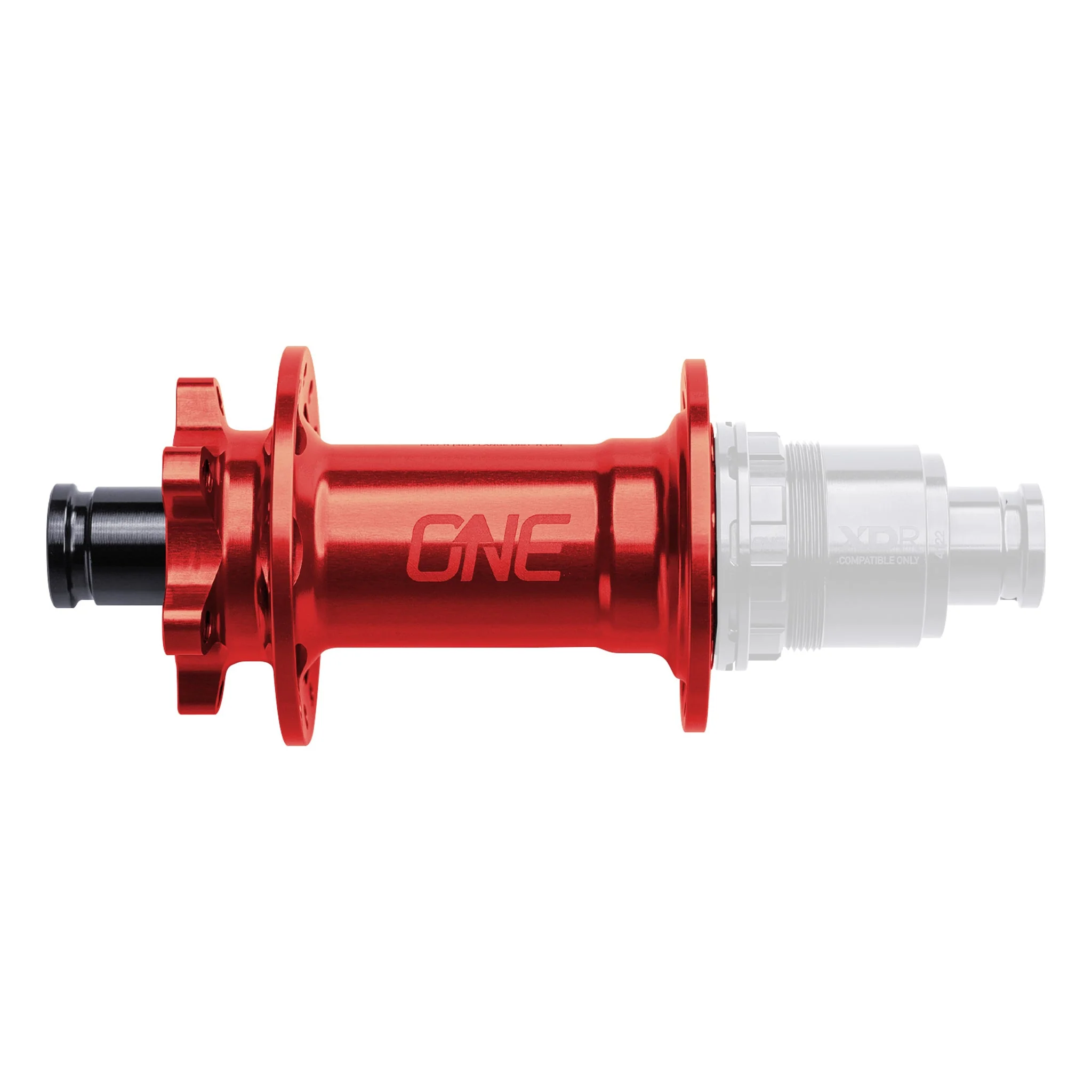 OneUp Components Rear Hub - 12x148mm - 6-Bolt - 32h - Red - No Freehub