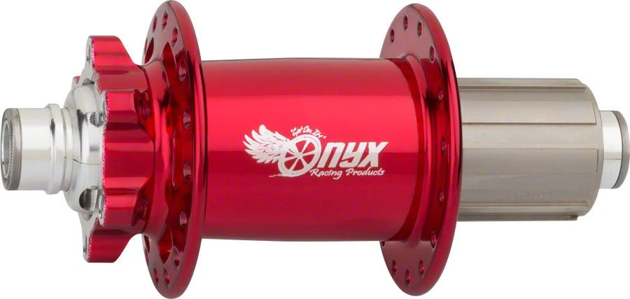 Onyx MTB Rear Hub - 12 x 148mm 6-Bolt HG10 Candy Red 32H
