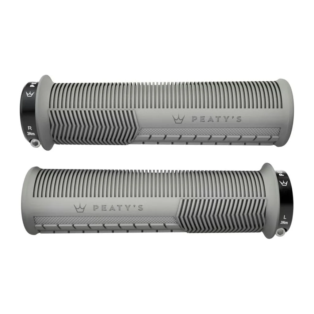 Peaty's Mushroom Thick Lock-On Grips - Slate
