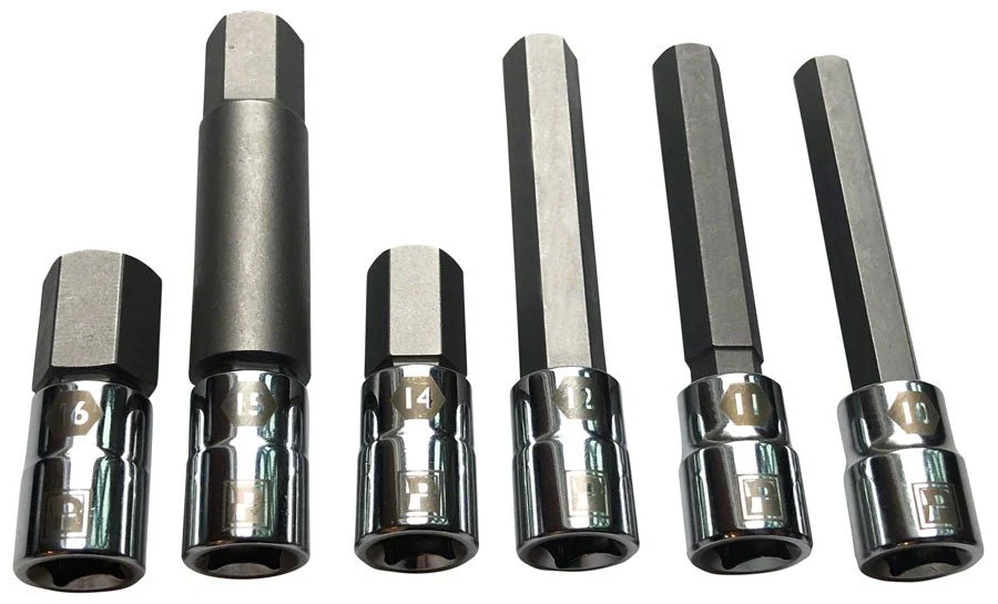 Pedros Large Sizes Hex Bit Set - 6 piece - Image 2