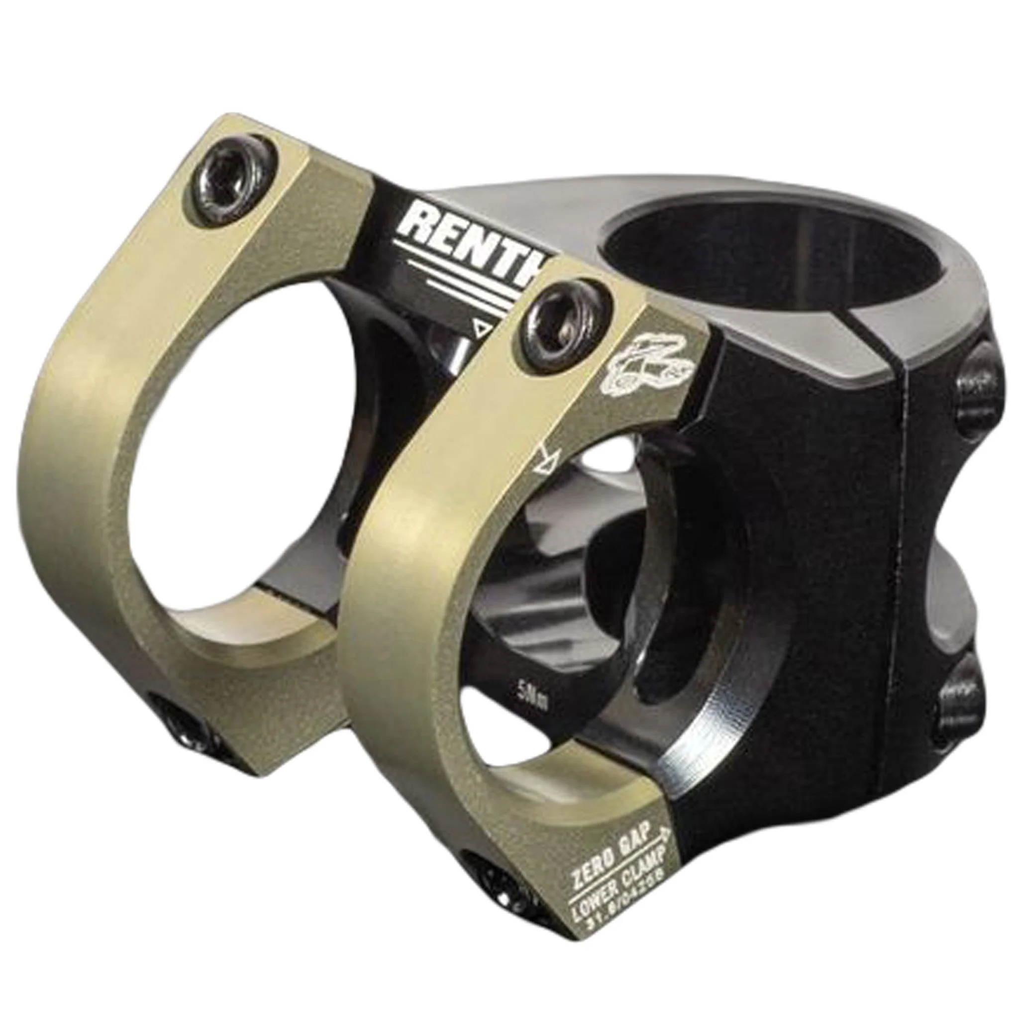 Renthal V2 Apex Stem (31.8) 40mm Black/Gold