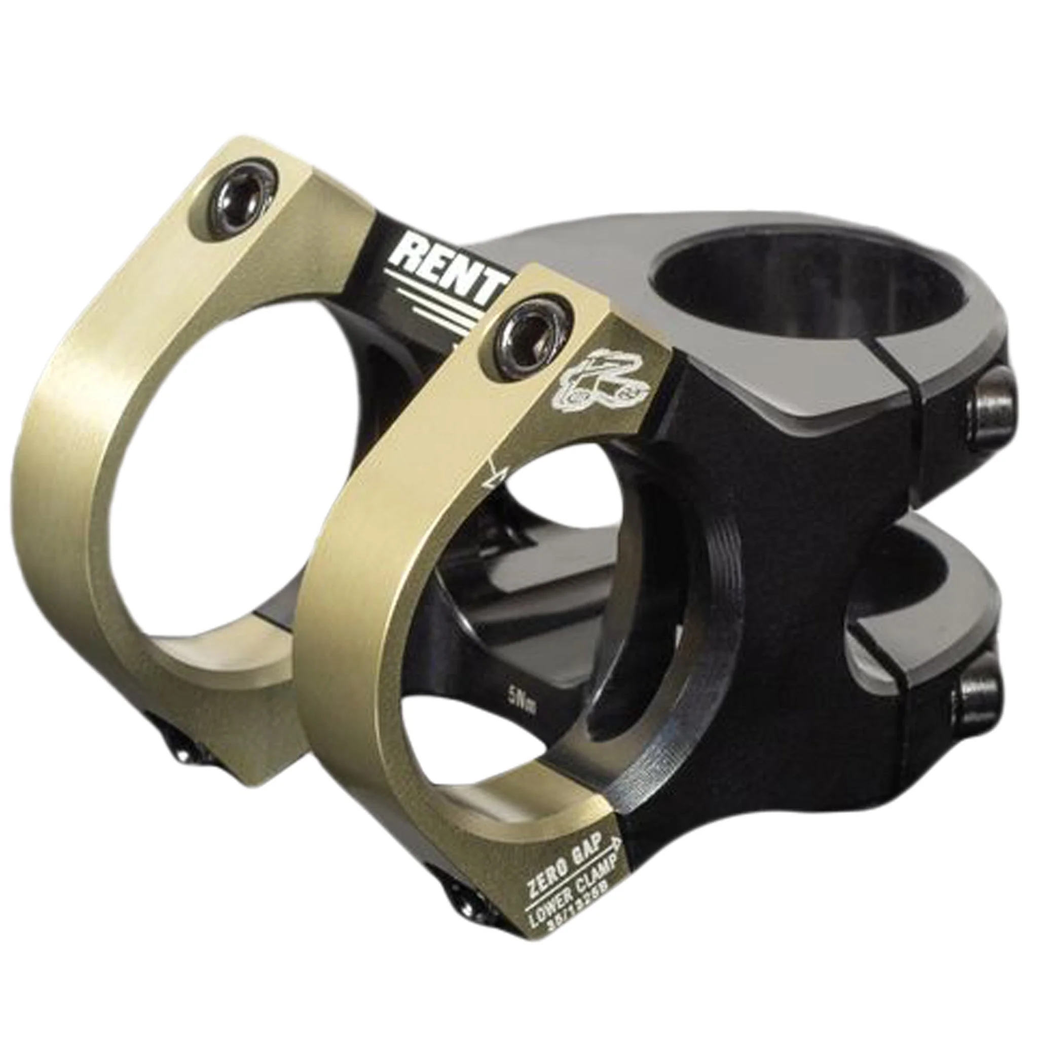 Renthal V2 Apex Stem (35.0) 50mm Black/Gold