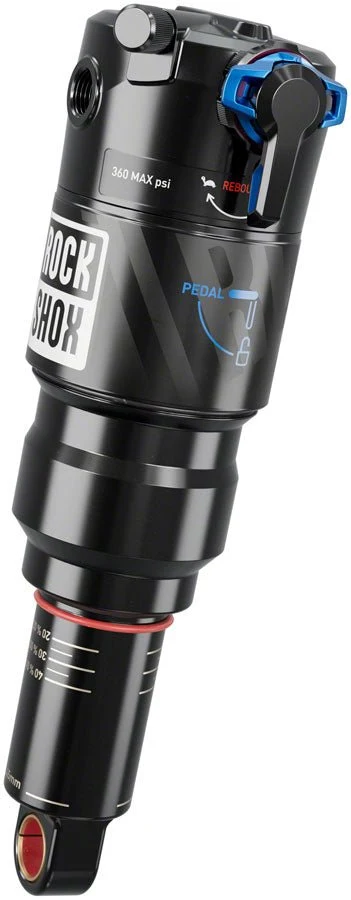 RockShox Deluxe Ultimate RCT Rear Shock - 185 x 47.5mm Linear XL 4 Neg/0 Pos Tokens Reb 55 / Comp 30 Lock Out 4 Trunnion/Std C2