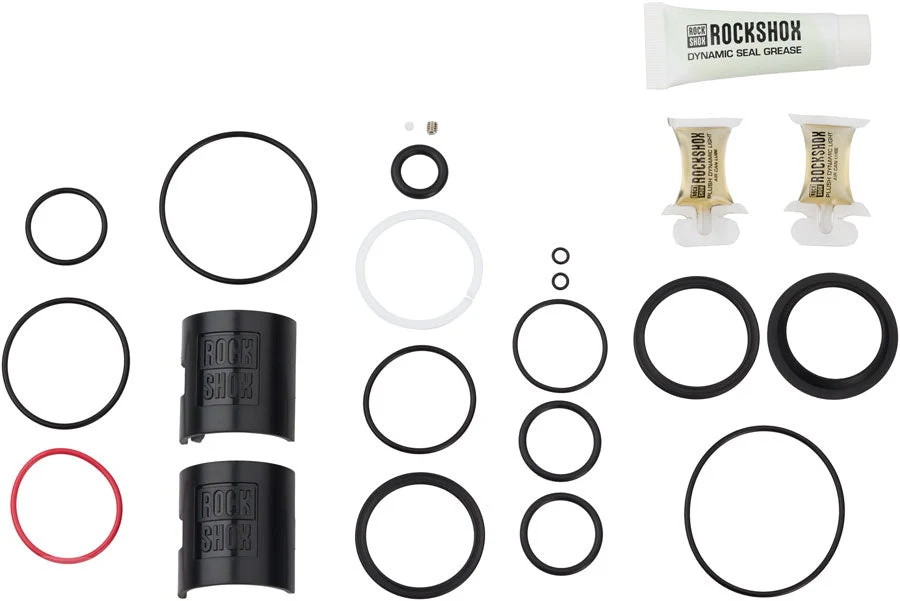 RockShox Rear Shock Service Kit - 100&200 Hour/1 Year, Vivid C1+ (V2)