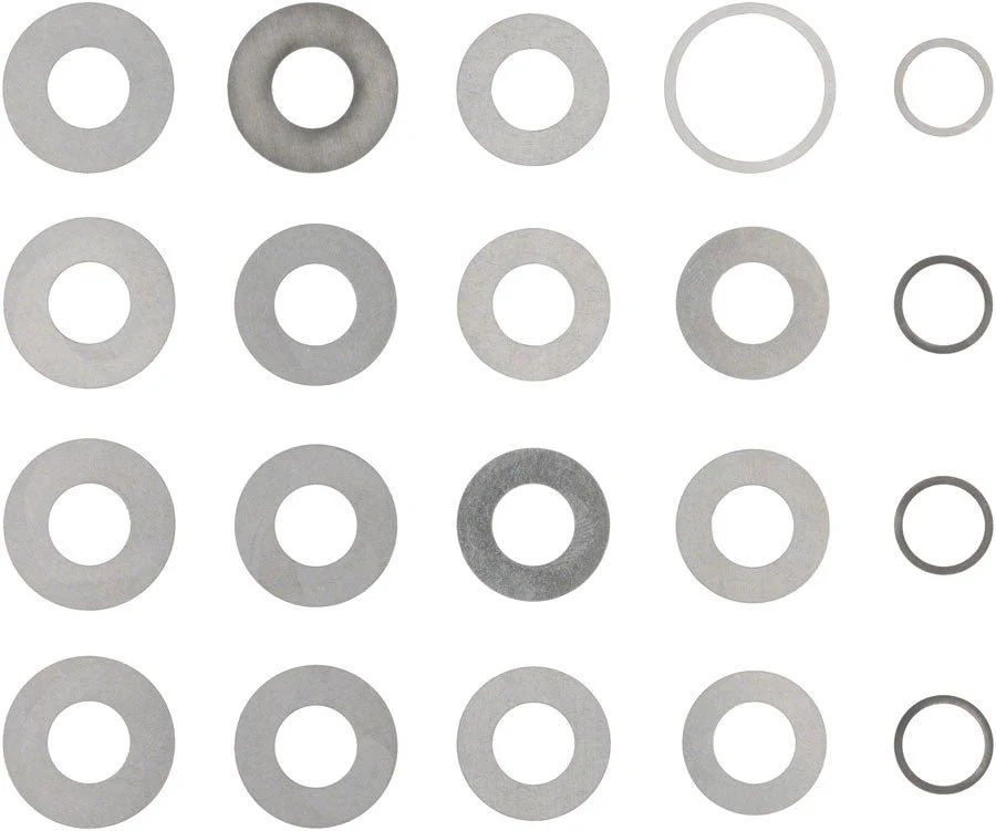 RockShox Rear Shock Shim Assembly Tune Kit - Rebound Tune Configurations - Fits Super Deluxe Coil B1+
