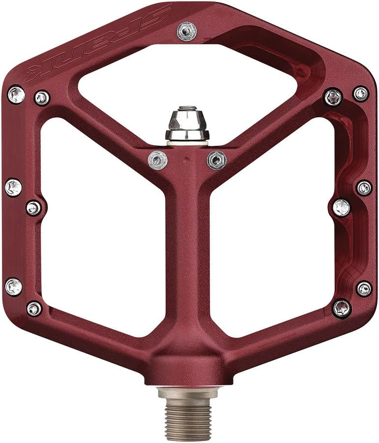 Spank Oozy Platform Pedals - Aluminum - Red - Image 2
