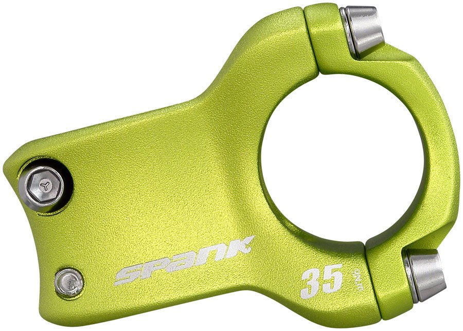 Spank Spike Race 2 Stem - 35mm Length - 31.8 Clamp - Green - Image 4