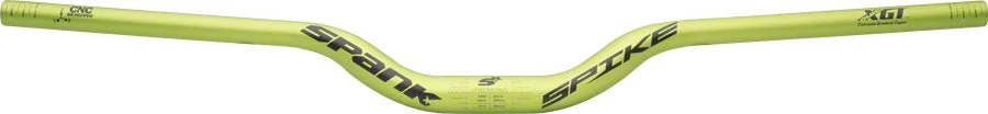 Spank Spike Race Bars 800mm Wide 50mm Rise 31.8mm Clamp Matte Green