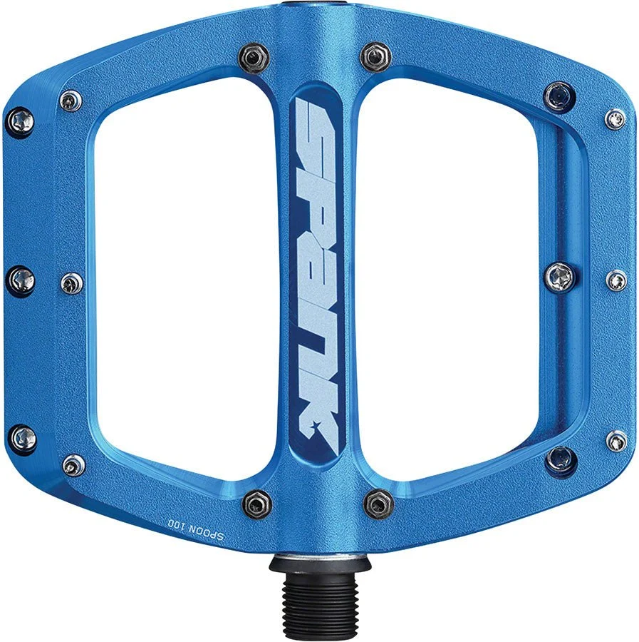 Spank Spoon 100 Platform Pedals - Blue - Image 2