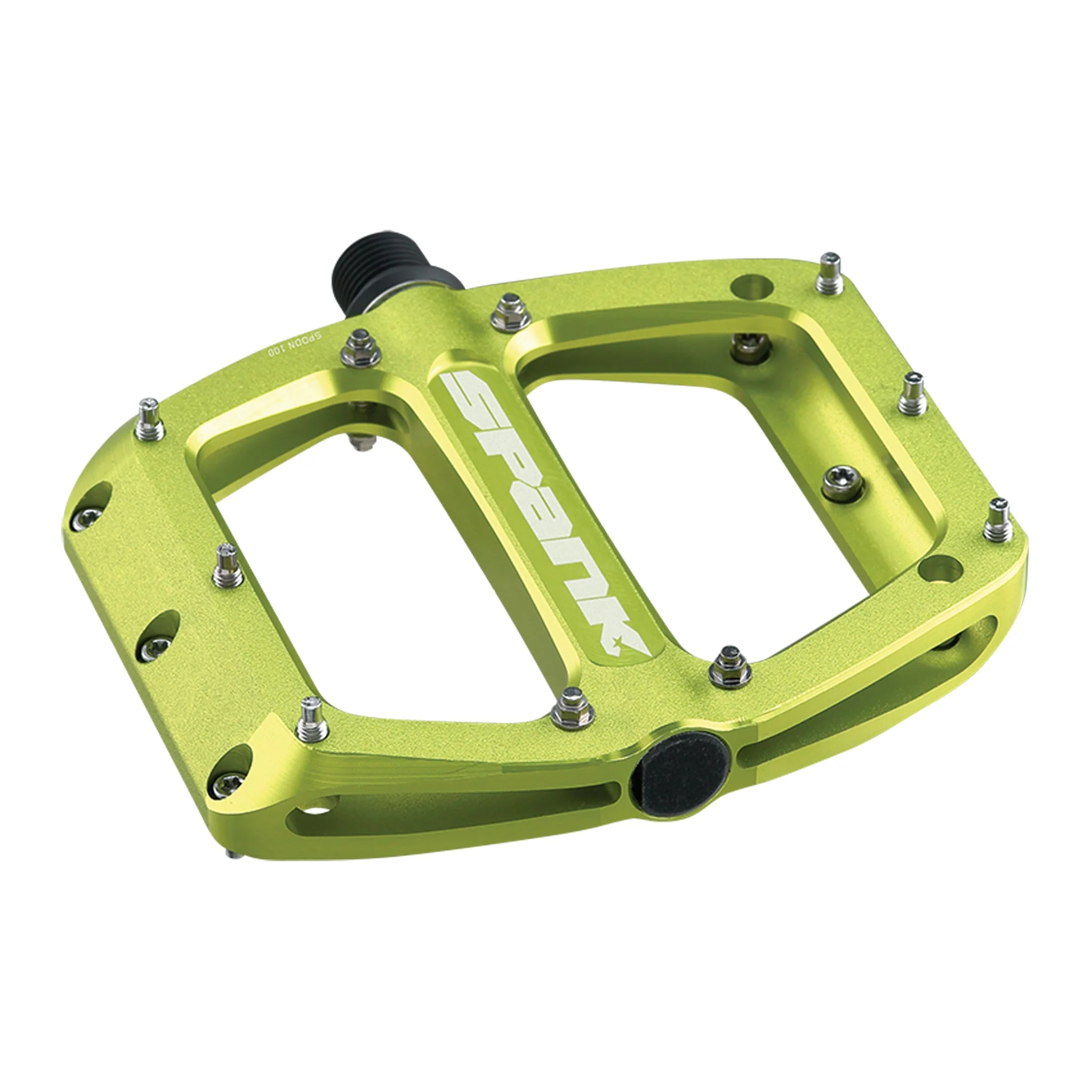 Spank Spoon 100 Platform Pedals - Green